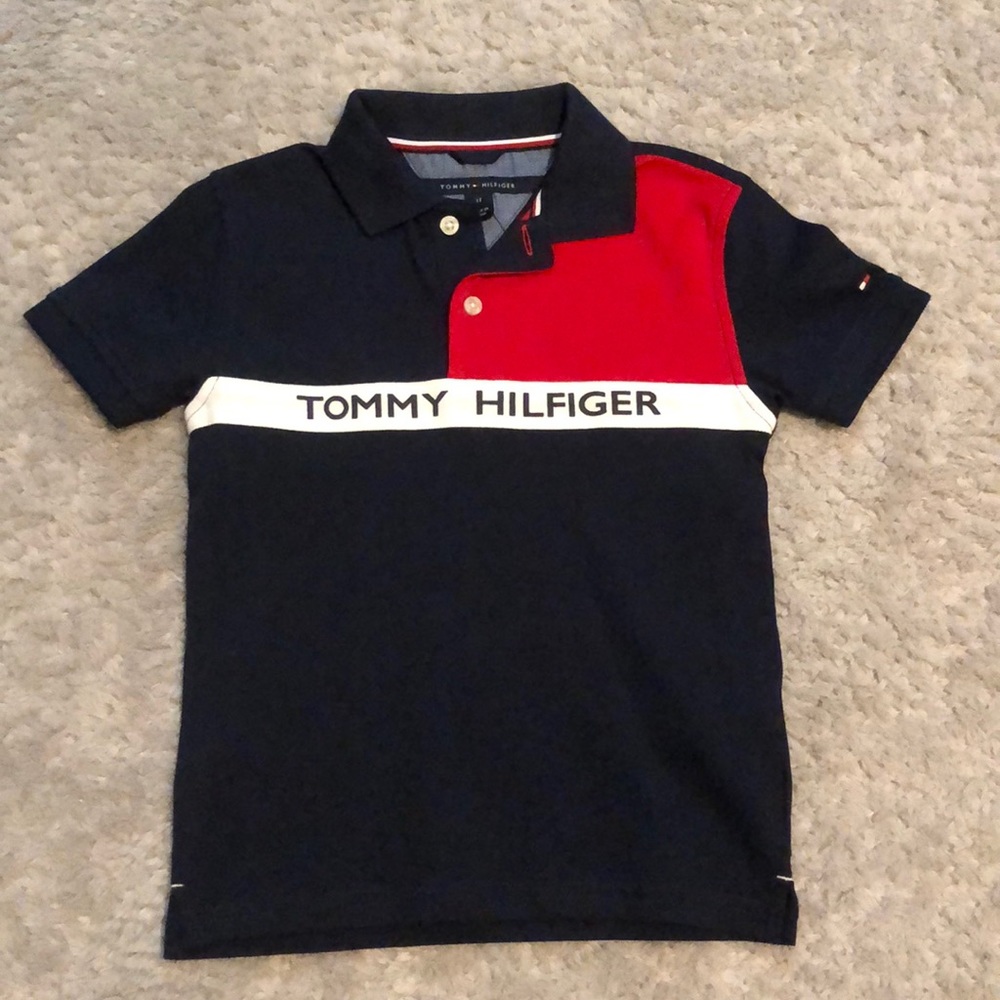 NWT Tommy Hilfiger 3T Boy Navy Polo